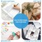 Single Hole Punch, 2 Pcs Hand Hole Puncher with Soft Grip Handle, 1/4" and 1/8" Small Hole Paper Punch for Crafts, Scrapbooks, 6 Sheets Capacity, Tags, Tickets - Blue